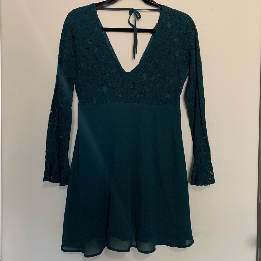 Forever 21 Green Lace Dress